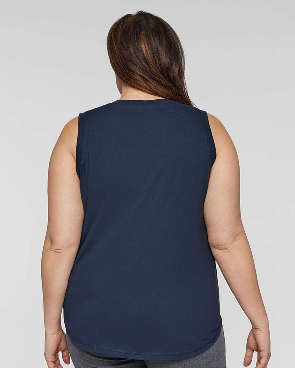 LAT 3892 - Camiseta de tirantes Curvy Relaxed Fine Jersey para mujer