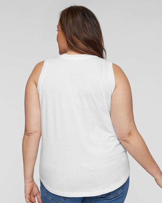 LAT 3892 - Camiseta de tirantes Curvy Relaxed Fine Jersey para mujer