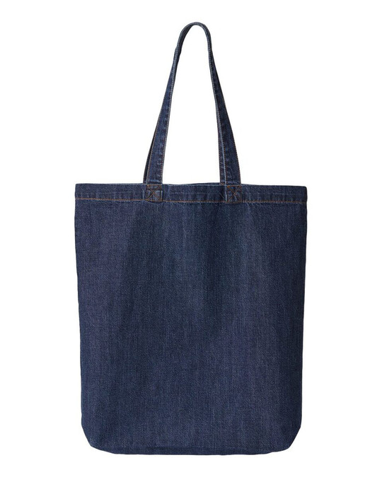 Liberty Bags 7761A - Bolsa de tela vaquera de algodón con fuelle