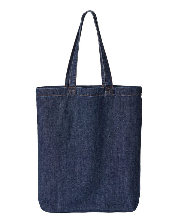 Liberty Bags 7761A - Bolsa de tela vaquera de algodón con fuelle