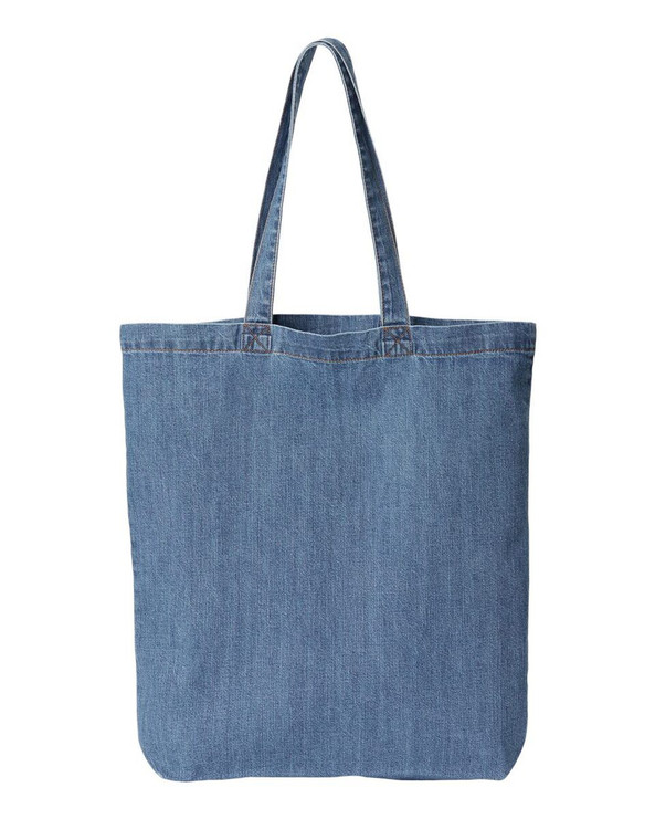 Liberty Bags 7761A - Cotton Denim Gusseted Tote Bag