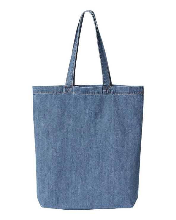 Liberty Bags 7761A - Cotton Denim Gusseted Tote Bag