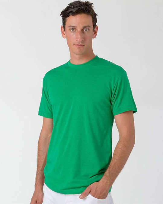 Los Angeles Apparel FF01 - USA-Made 50/50 Poly/Cotton T-Shirt