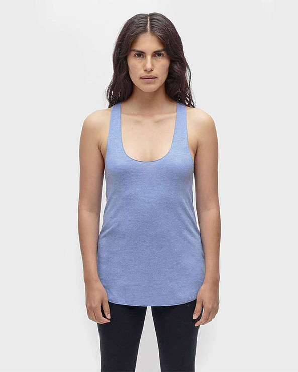 Los Angeles Apparel TR3008 - USA-Made Women's Triblend Racerback Tank Top