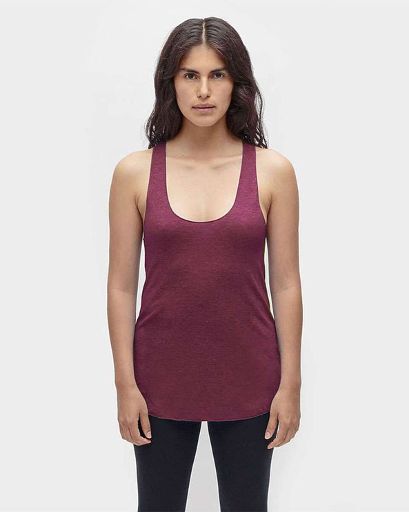 Los Angeles Apparel TR3008 - Camiseta de tirantes Triblend Racerback para mujer, fabricada en EE.UU.