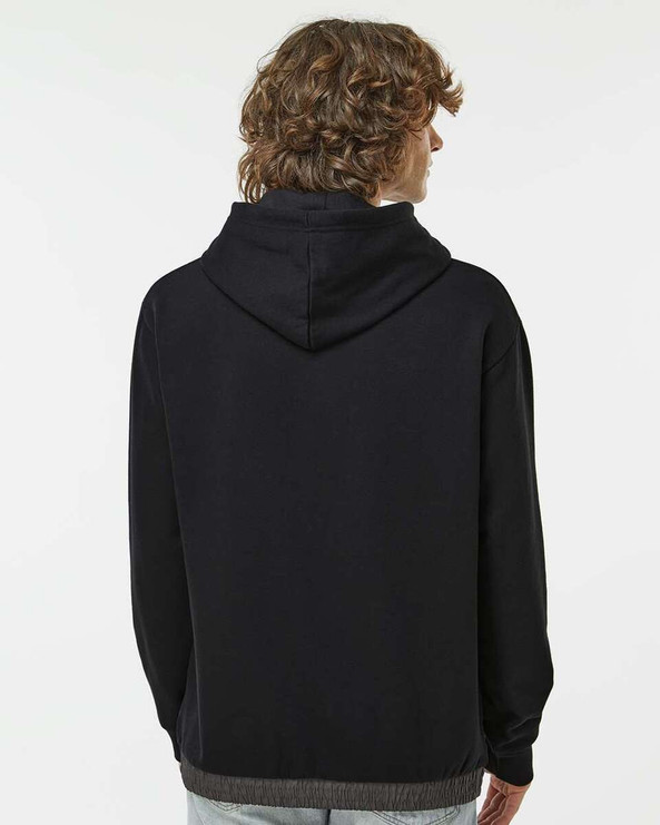 MV Sport 23112 - Mixed Media Hooded Sweatshirt
