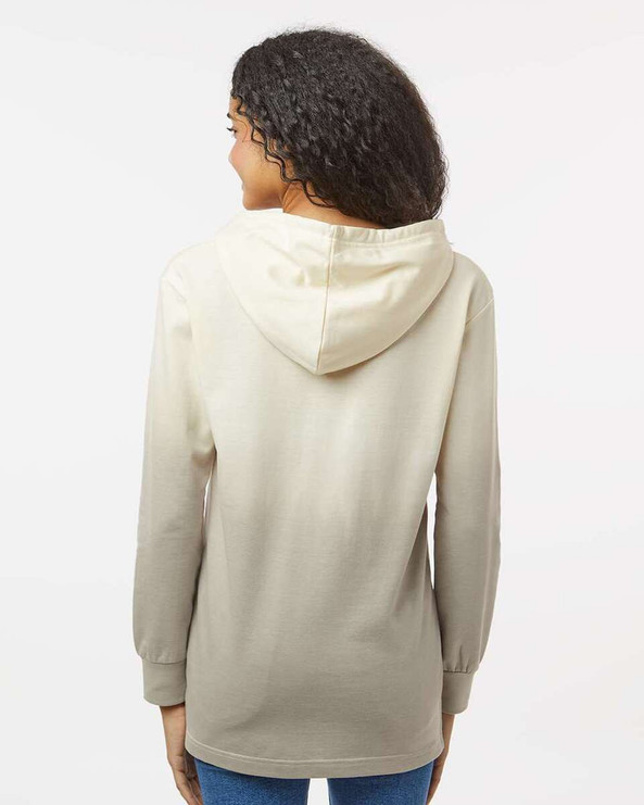 MV Sport W20185 - Women's French Terry Ombré Hooded Sweatshirt