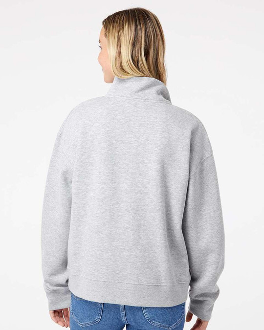 MV Sport W22713 - Women's Sueded Fleece Quarter-Zip Sweatshirt
