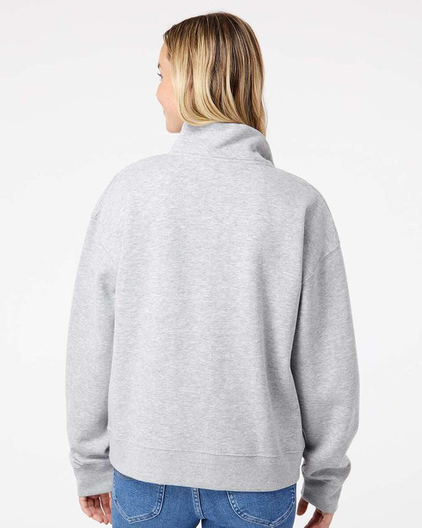 MV Sport W22713 - Women's Sueded Fleece Quarter-Zip Sweatshirt