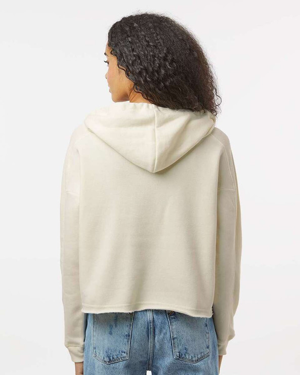 MV Sport W23101 - Sudadera con capucha Angel Fleece Crop de mujer
