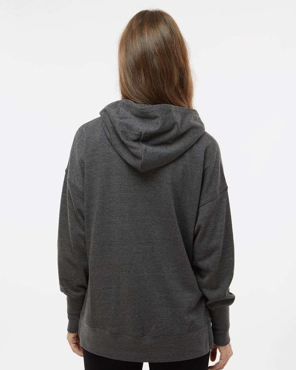 MV Sport W23720 - Sudadera con capucha de felpa francesa para mujer