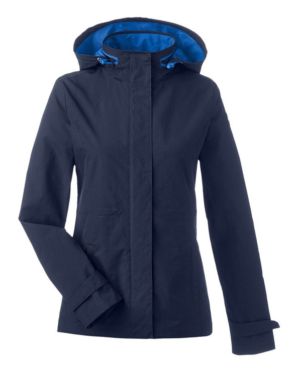 Nautica N17183 - Women's Voyage Hooded Rain Jacket