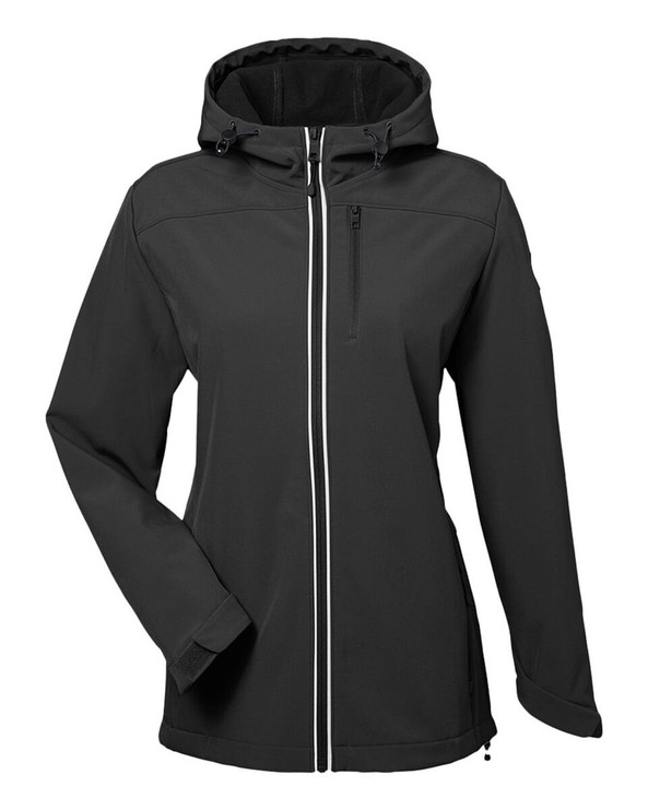 Nautica N17790 - Chaqueta Soft Shell con capucha Wavestorm para mujer
