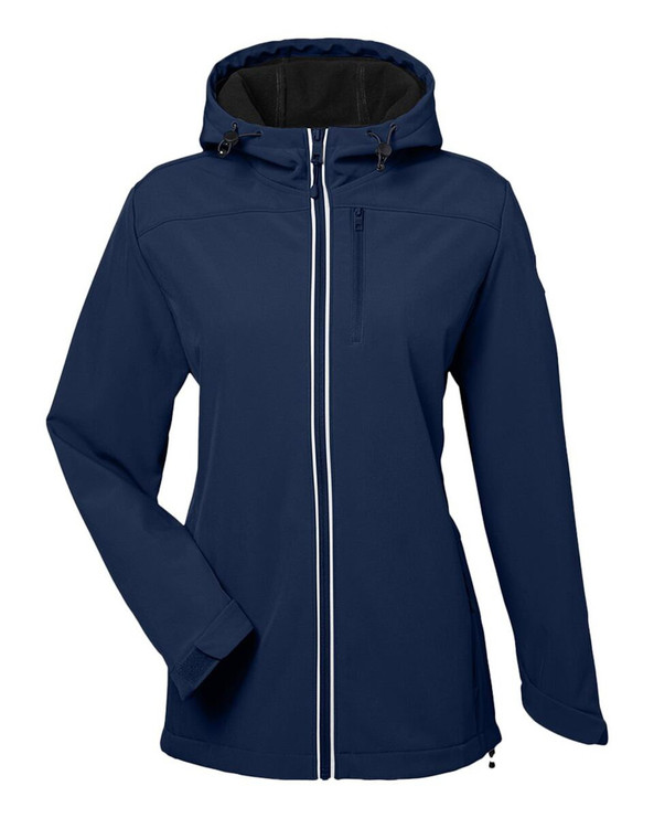 Nautica N17790 - Women's Wavestorm Hooded Soft Shell Jacket