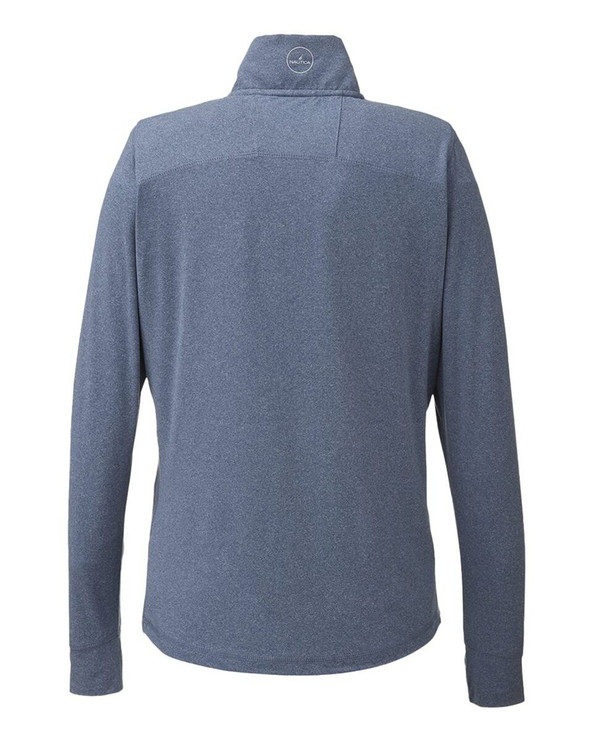 Nautica N17925 - Jersey Saltwater Quarter-Zip para mujer