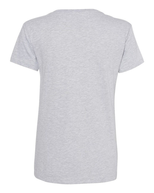 Next Level 3940 - Camiseta de cuello en V de algodón para mujer