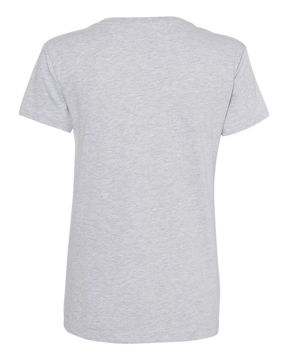 Next Level 3940 - Camiseta de cuello en V de algodón para mujer