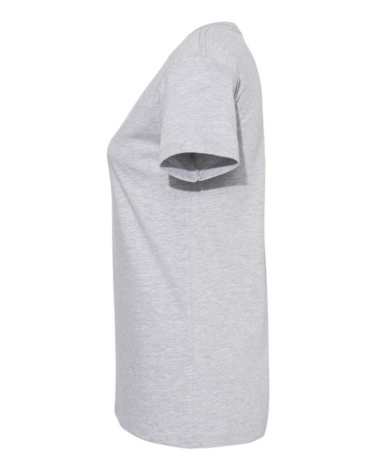 Next Level 3940 - Camiseta de cuello en V de algodón para mujer