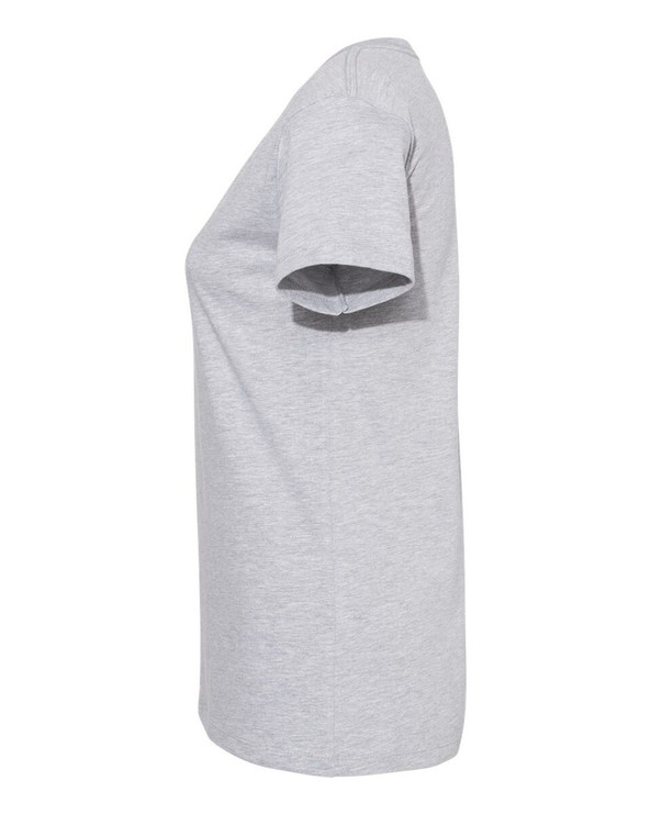 Next Level 3940 - Camiseta de cuello en V de algodón para mujer