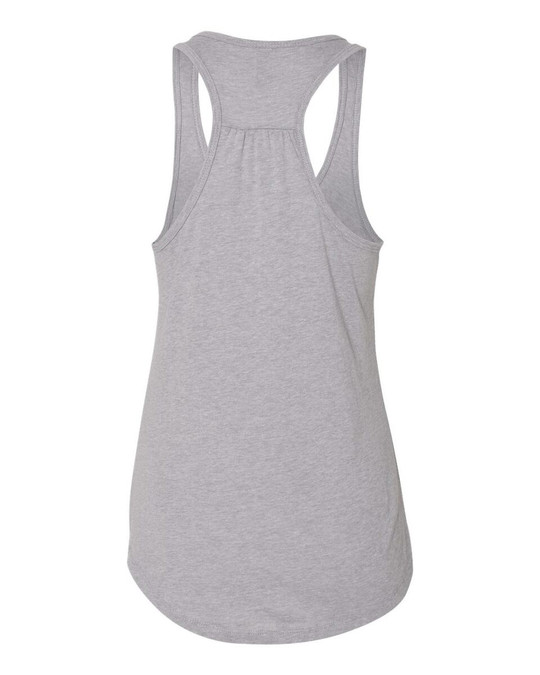 Next Level 6338 - Camiseta de tirantes fruncida con espalda cruzada para mujer