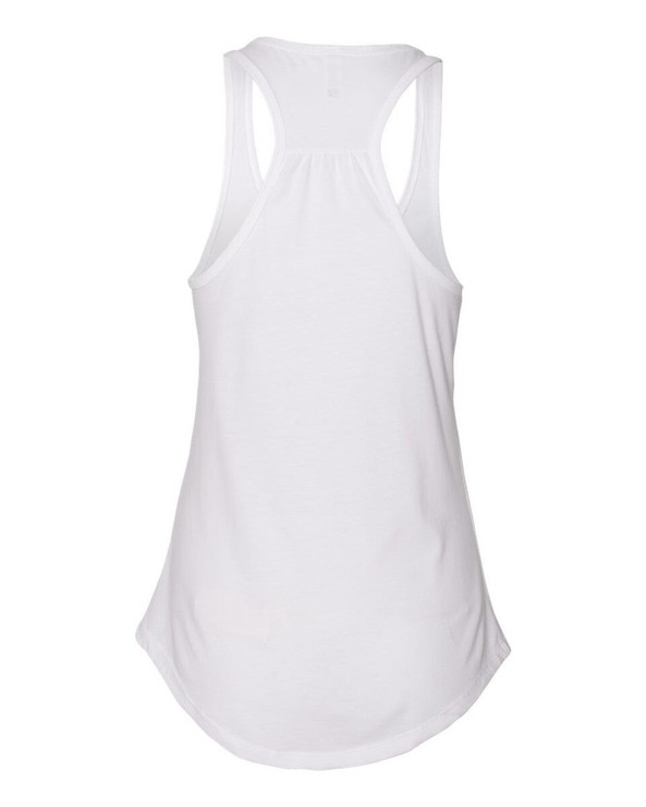 Next Level 6338 - Camiseta de tirantes fruncida con espalda cruzada para mujer