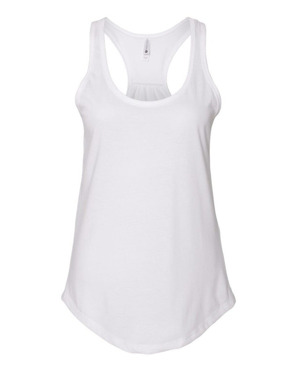 Next Level 6338 - Camiseta de tirantes fruncida con espalda cruzada para mujer