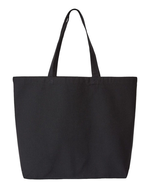 OAD OAD108R - Bolsa Jumbo de lona reciclada de peso medio con fuelle