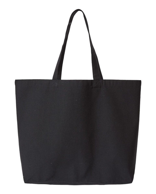 OAD OAD108R - Bolsa Jumbo de lona reciclada de peso medio con fuelle