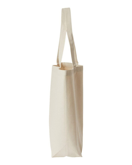 OAD OAD108R - Bolsa Jumbo de lona reciclada de peso medio con fuelle