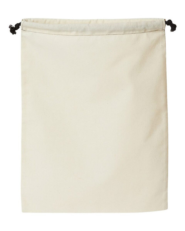 OAD OAD119R - Double Cinch Recycled Canvas Shoe and Accessory Bag