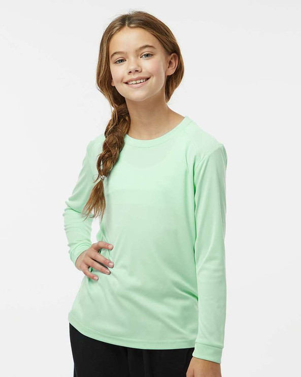 Paragon 218Y - Youth Long Islander Performance Long Sleeve T-Shirt