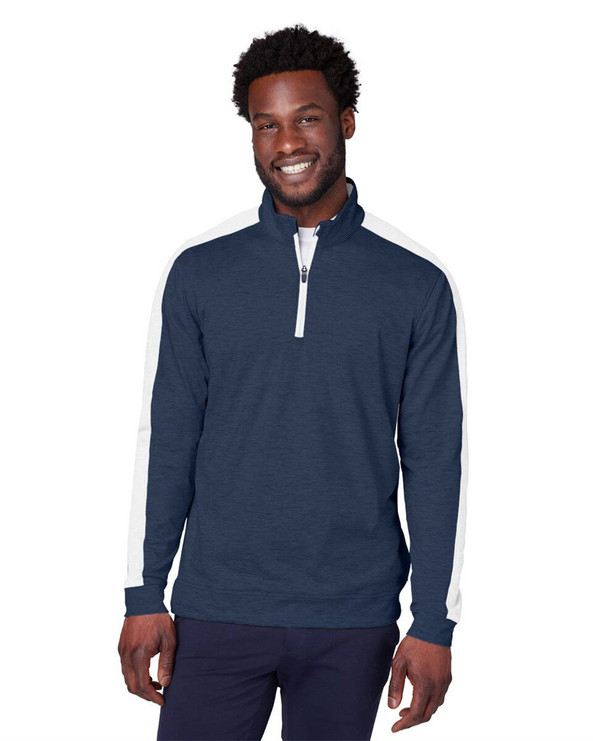 Puma Golf 599129 - Jersey con cremallera y un cuarto de punto de nubes