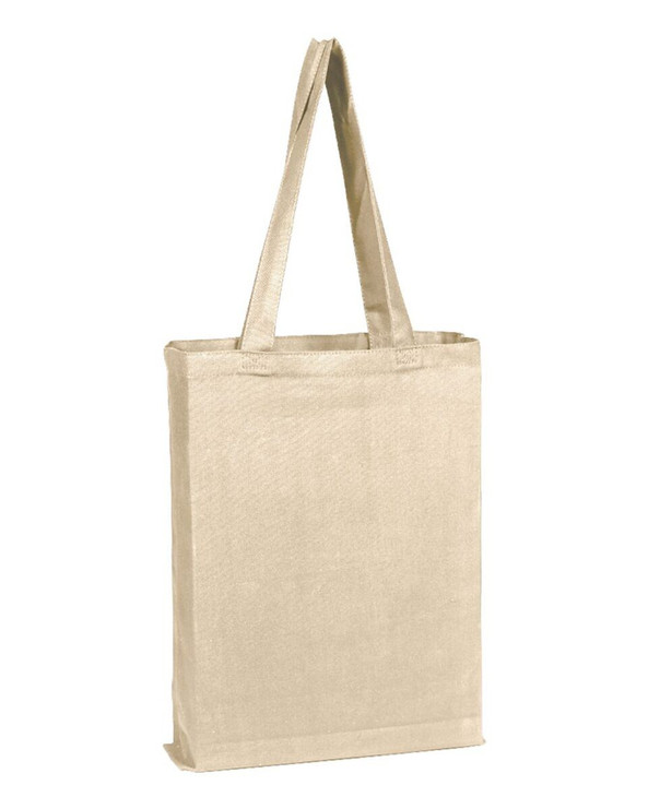 Q-Tees Q800GS - Canvas Gusset Promotional Tote