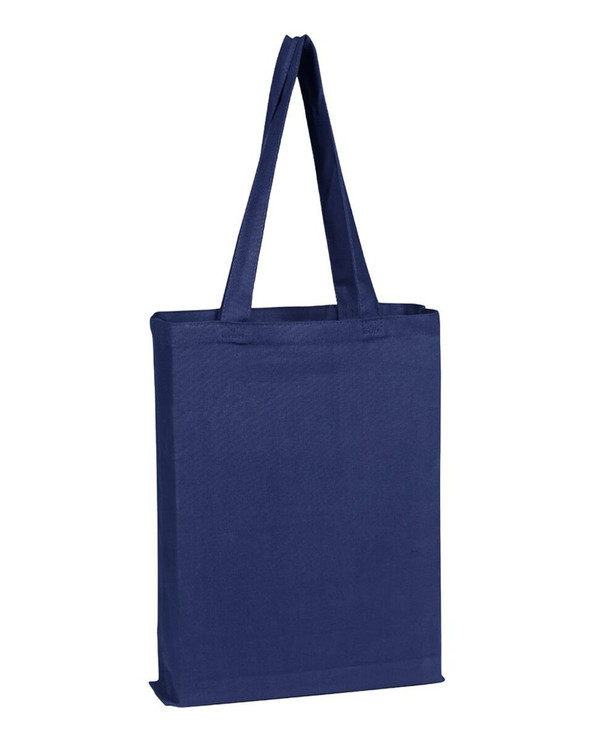 Q-Tees Q800GS - Bolsa promocional de lona con fuelle