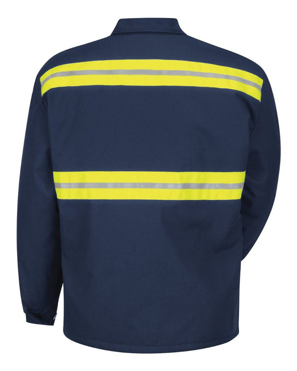 Red Kap JT50EN - Chaqueta con panel permeable de visibilidad mejorada