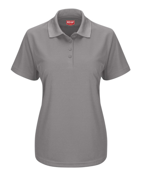 Red Kap SK97 - Polo de mujer de manga corta Performance Knit Pocketless Core