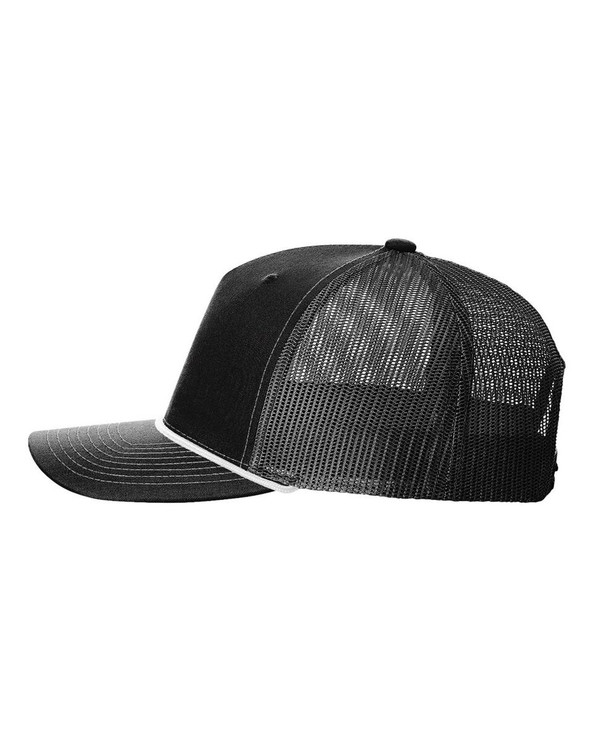 Richardson 112FPR - Gorra Trucker de cinco paneles con cuerda