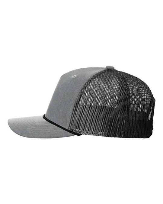 Richardson 112FPR - Gorra Trucker de cinco paneles con cuerda