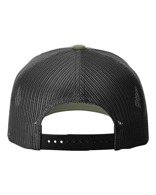 Richardson 112FPR - Gorra Trucker de cinco paneles con cuerda