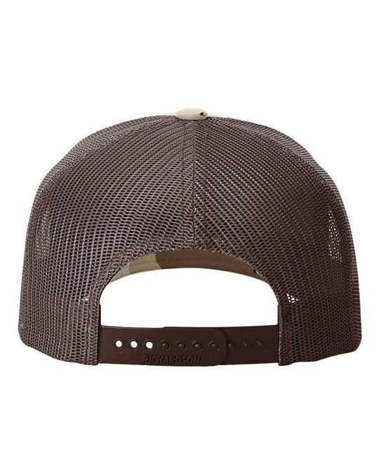 Richardson 112PFP - Gorra de cinco paneles con estampado