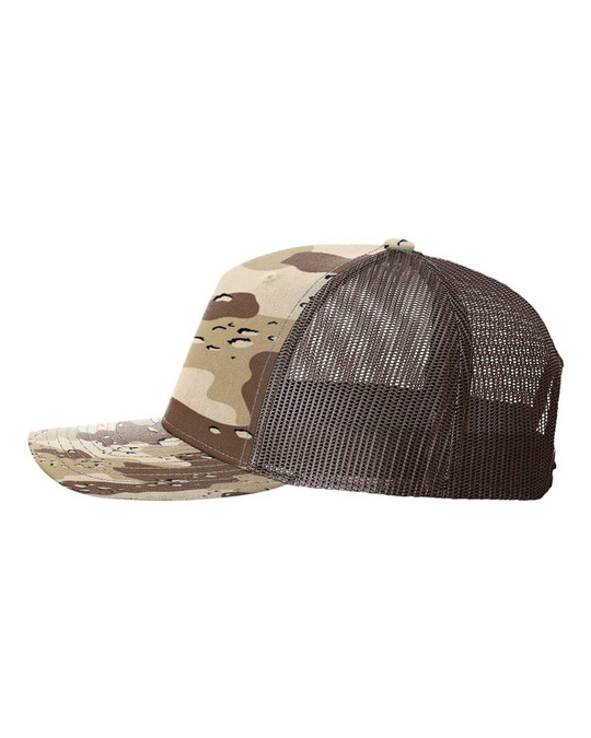 Richardson 112PFP - Gorra de cinco paneles con estampado
