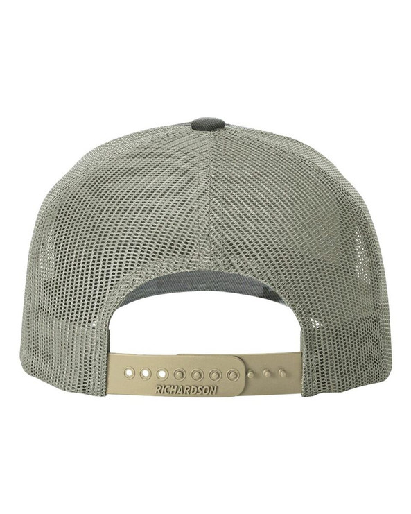Richardson 112PFP - Gorra de cinco paneles con estampado
