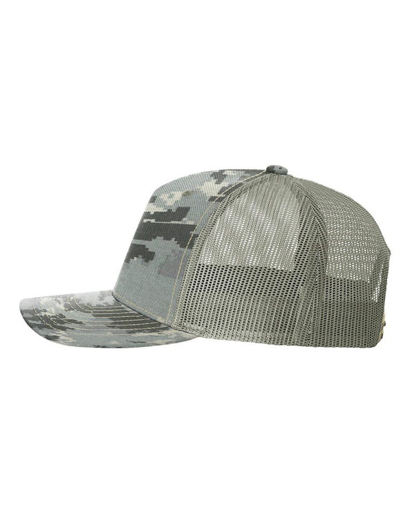 Richardson 112PFP - Gorra de cinco paneles con estampado