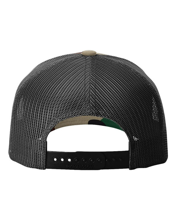 Richardson 112PFP - Gorra de cinco paneles con estampado