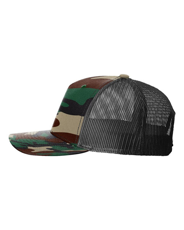 Richardson 112PFP - Gorra de cinco paneles con estampado