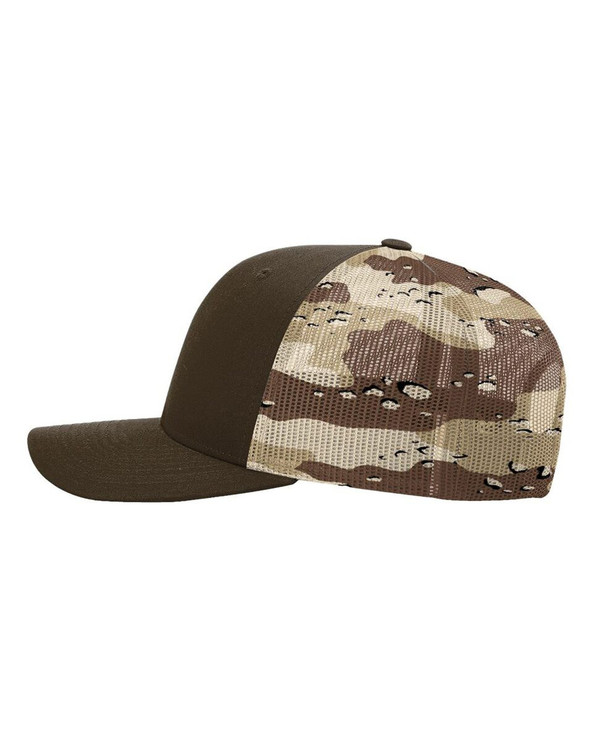 Richardson 112PM - Gorra de malla estampada