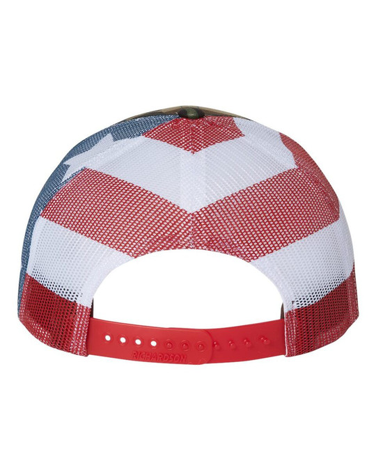 Richardson 112PM - Gorra de malla estampada