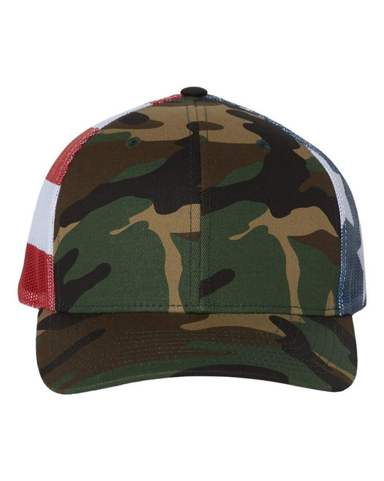 Richardson 112PM - Gorra de malla estampada