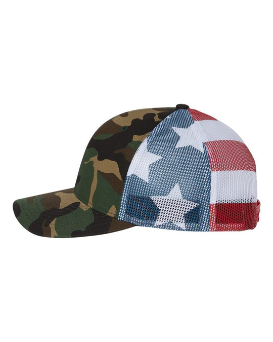 Richardson 112PM - Gorra de malla estampada