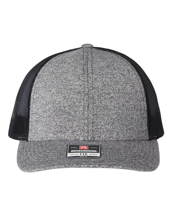 Richardson 115CH - Gorra Low Pro Heather Trucker